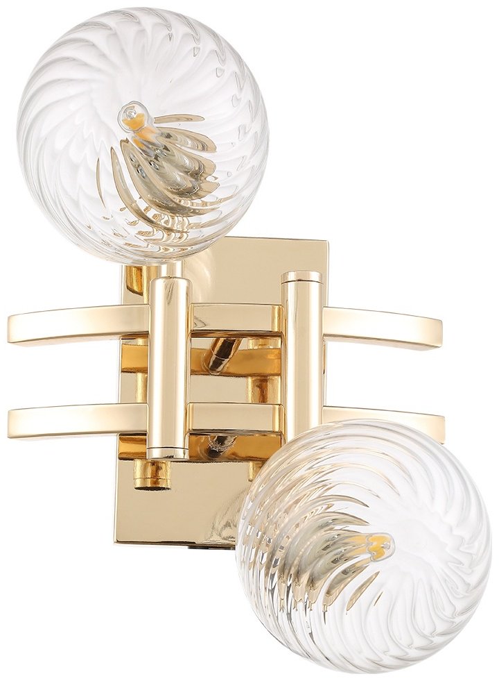 Бра настенный Crystal Lux LED, золотистый, прозрачный купить,NaN