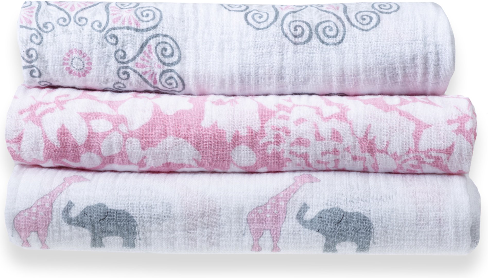 Пеленка текстильная Swaddle Designs Sweet Dreams SD-476P, 3 шт, 120x120 см