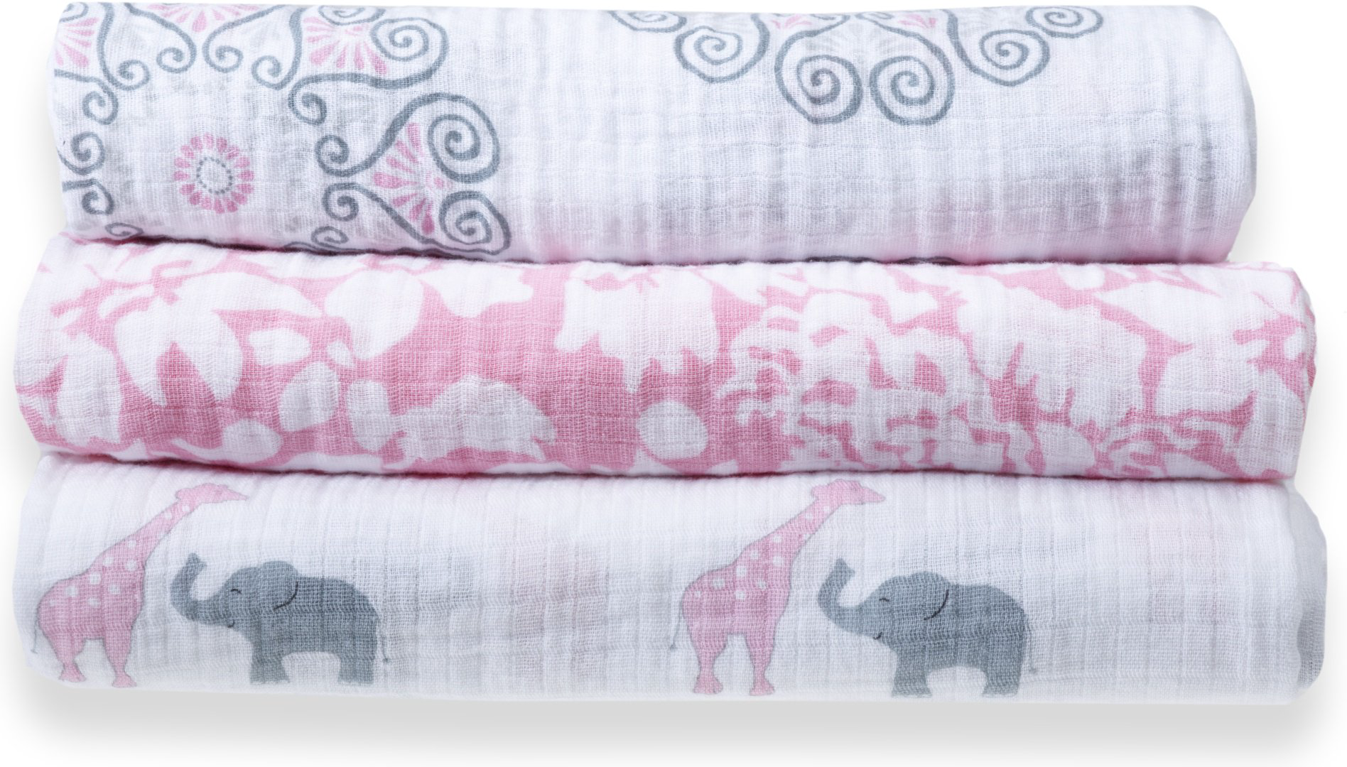 Пеленка текстильная Swaddle Designs Sweet Dreams SD-476P, 3 шт, 120x120 см купить,NaN