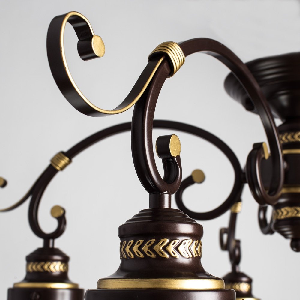 Светильник потолочный Arte Lamp E27 60 Вт коричневый, прозрачный купить,NaN