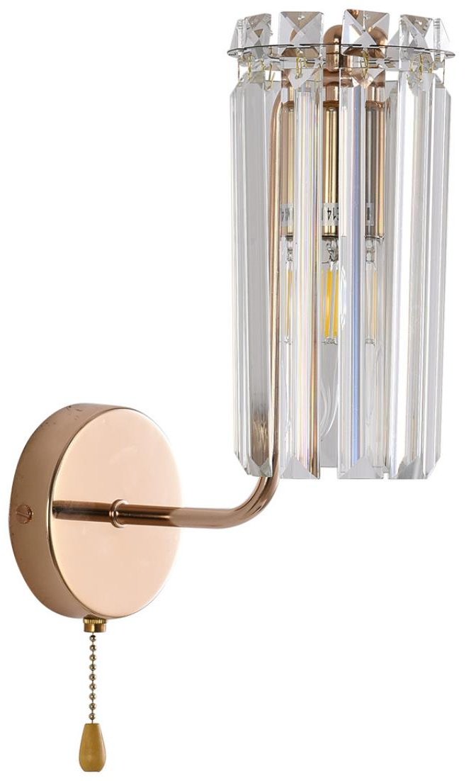 Бра настенный Lumion E14, золотистый, прозрачный купить,NaN