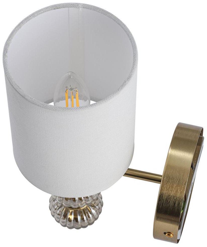 Бра настенный Lumion E14, белый, бронза купить,NaN