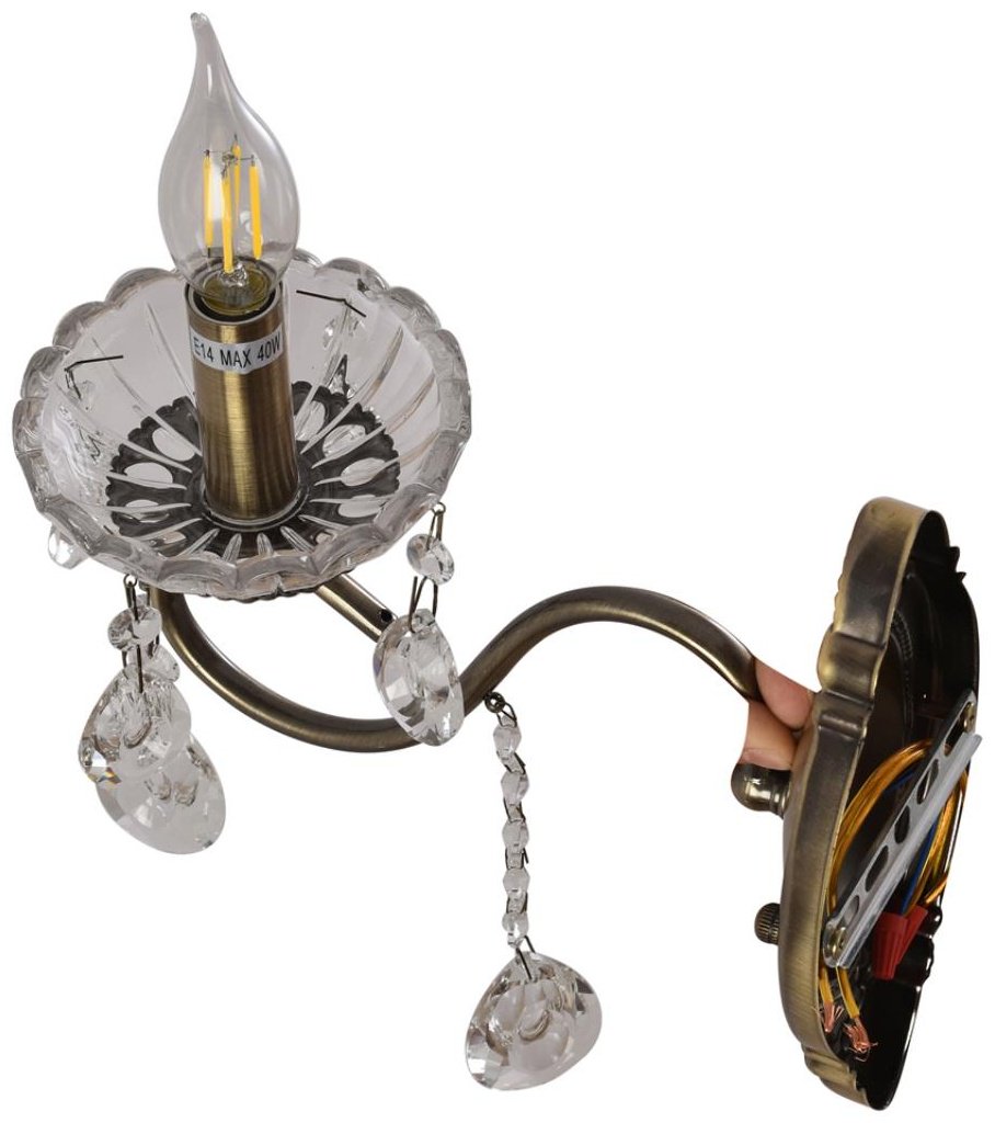 Бра настенный Lumion E14, бронза купить,NaN