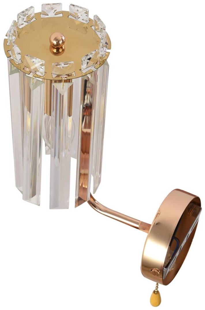 Бра настенный Lumion E14, золотистый, прозрачный купить,NaN