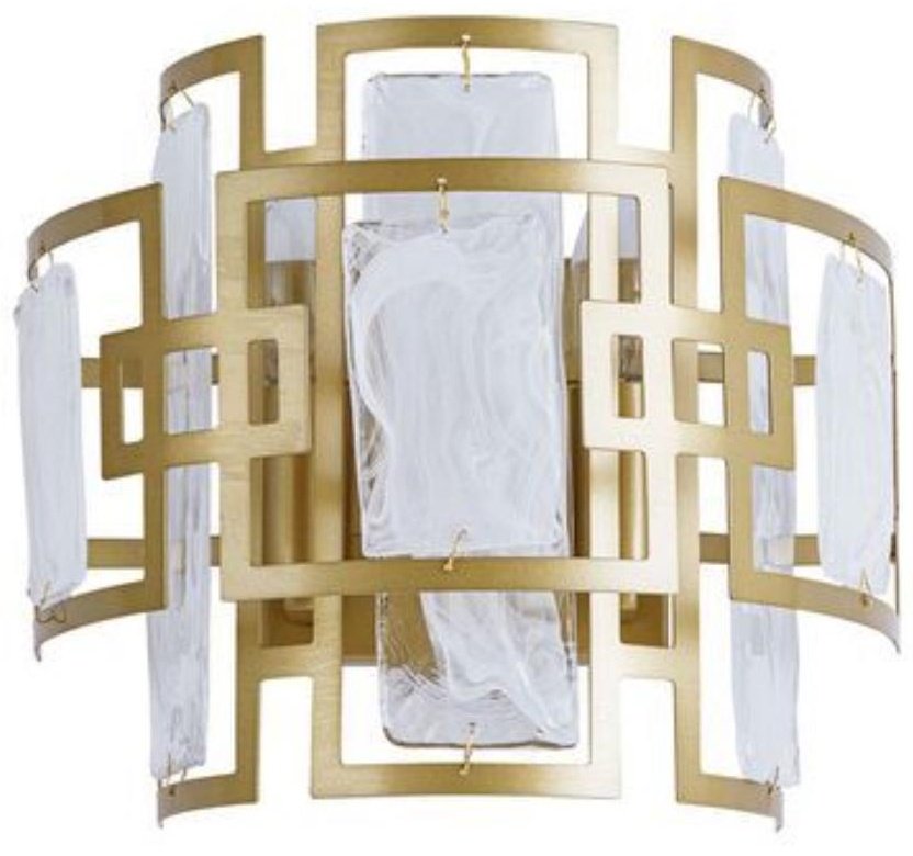 Бра настенный Arte Lamp E14, золотистый, белый купить,NaN