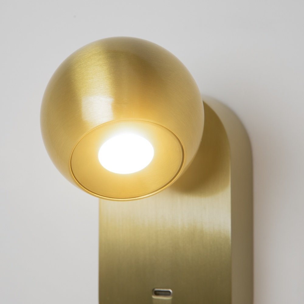 Бра настенный Maytoni LED, латунь купить,NaN