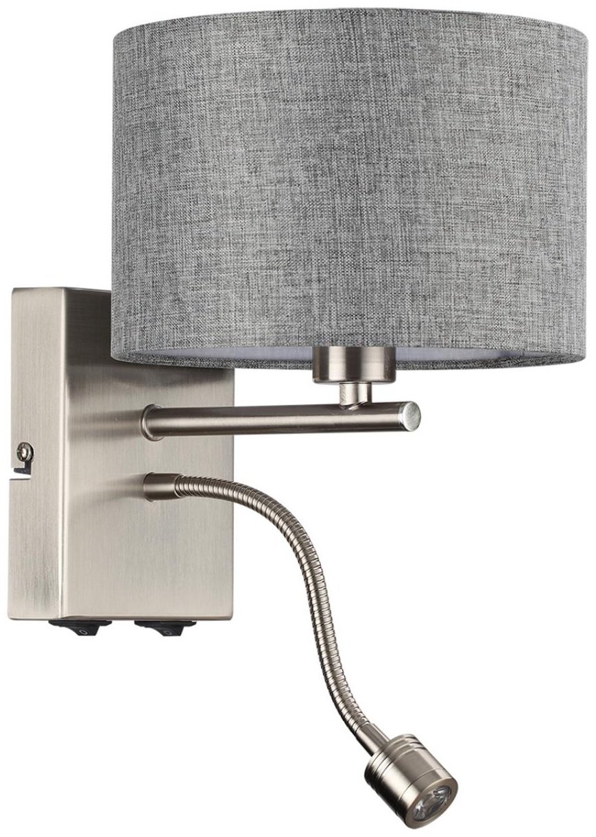 Бра настенный Lumion E14, серый купить,NaN