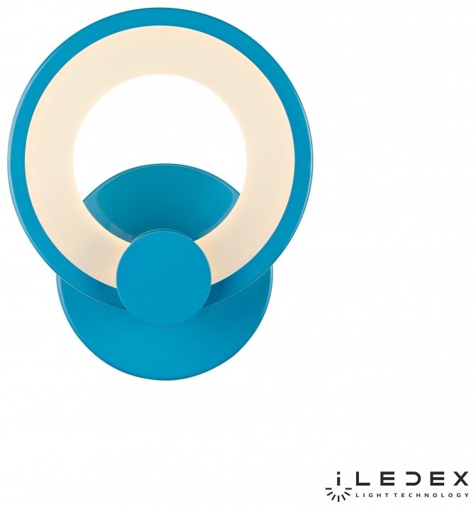 Бра настенный iLedex LED, синий купить,NaN