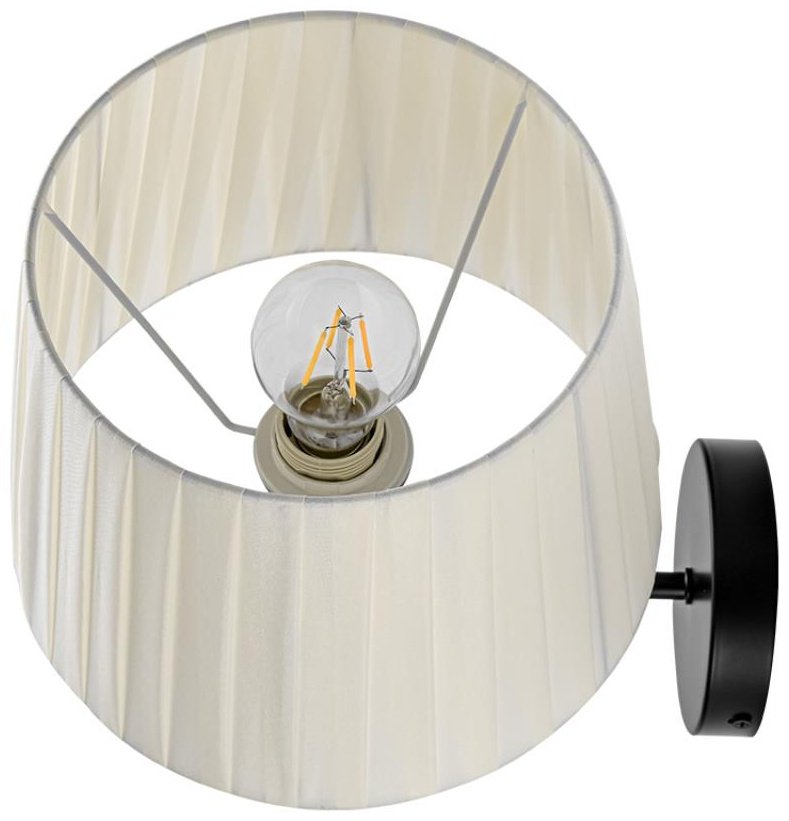 Бра настенный Lumion E27, бронза, бежевый купить,NaN