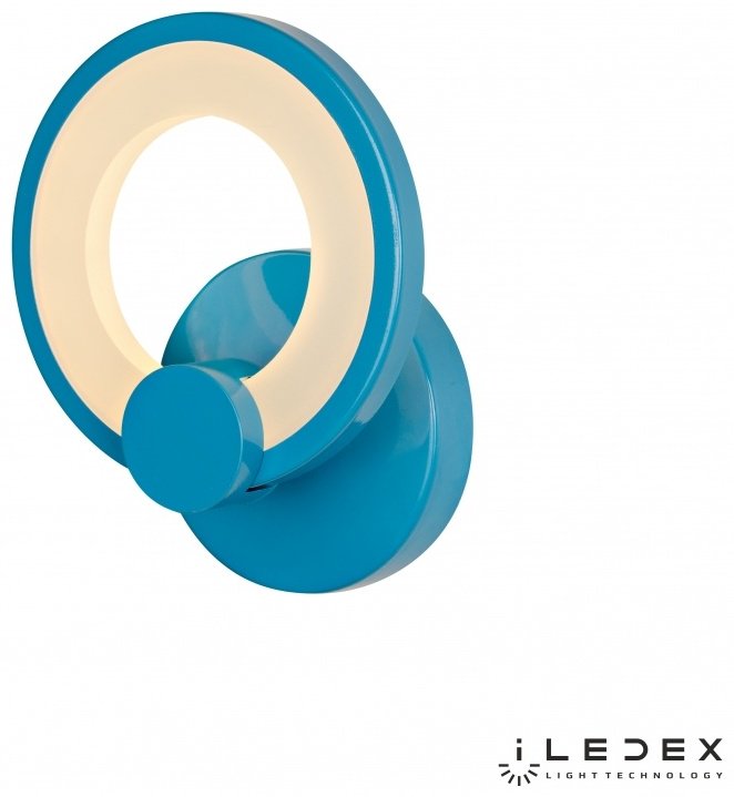 Бра настенный iLedex LED, синий купить,NaN