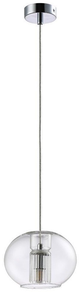 Светильник потолочный Crystal Lux G9 5 Вт серебристый, прозрачный купить,NaN