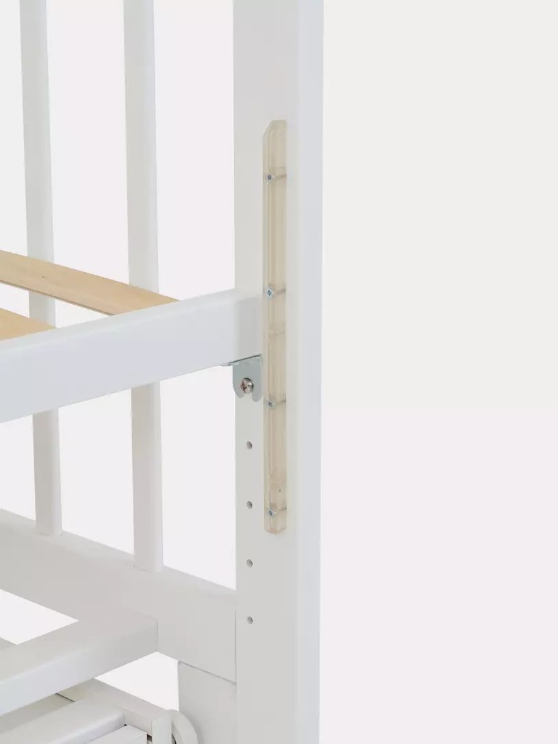 Кровать для новорожденных RANT INDY BOX, 60x120 см, белый купить,NaN