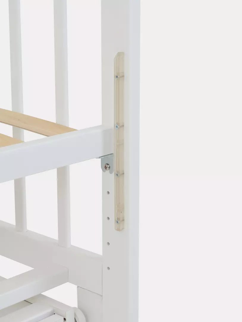 Кровать для новорожденных RANT INDY BOX, 60x120 см, белый купить,NaN