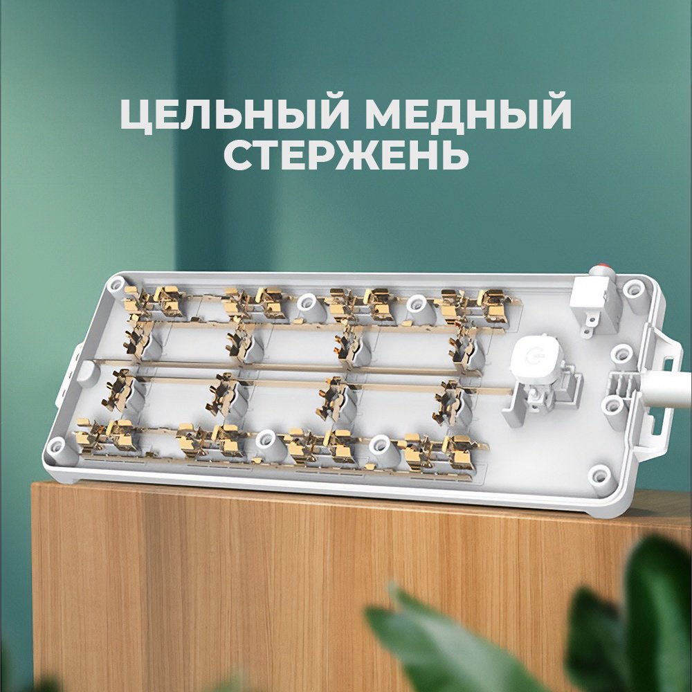 Сетевой фильтр DELI T425, 2 м