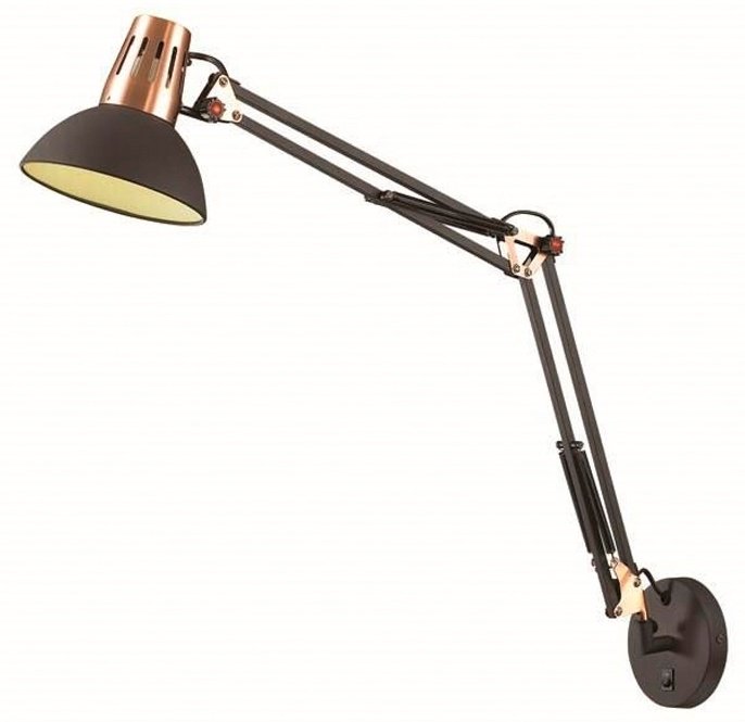 Бра настенный Odeon Light E27, черный купить,NaN