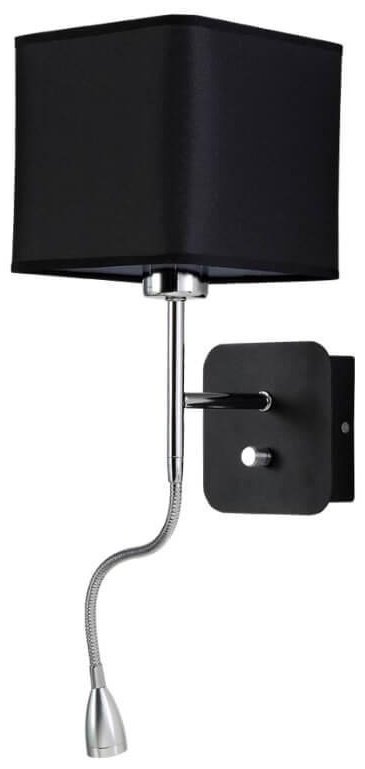 Бра настенный Crystal Lux LED, черный купить,NaN