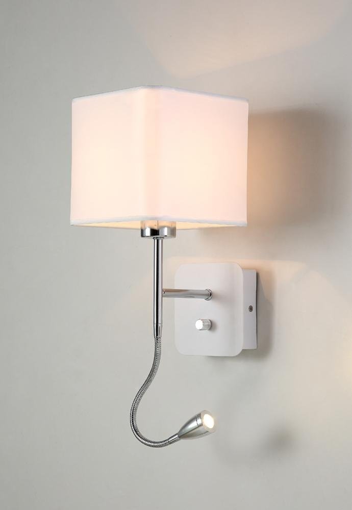 Бра настенный Crystal Lux LED, белый купить,NaN