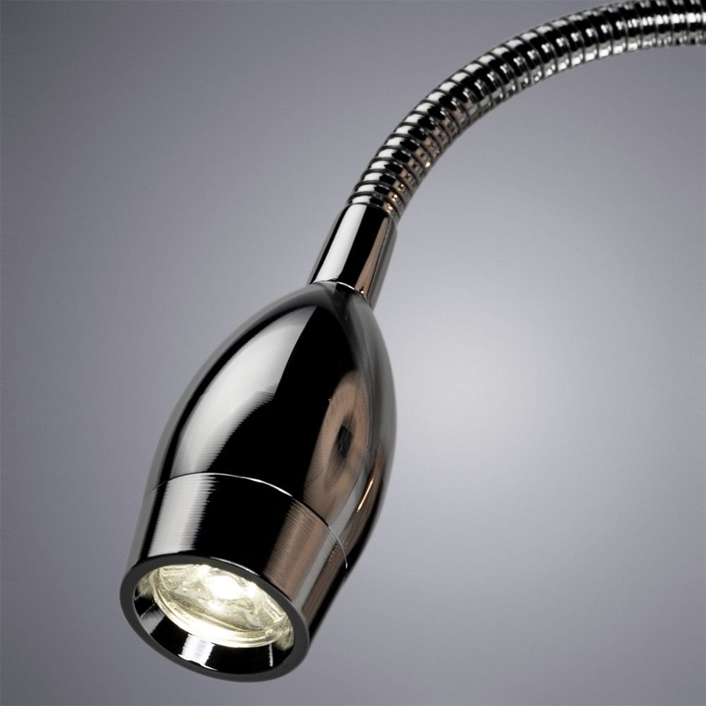 Бра настенный Arte Lamp E27, белый, серебристый купить,NaN