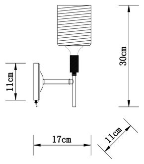 Бра настенный Arte Lamp E27, бронза купить,NaN