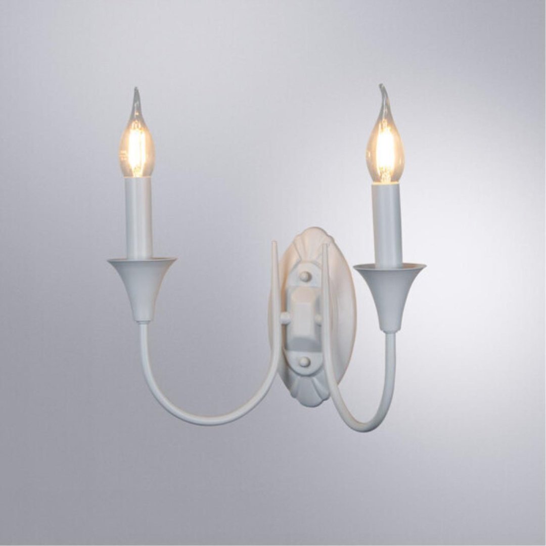 Бра настенный Arte Lamp E14, белый купить,NaN