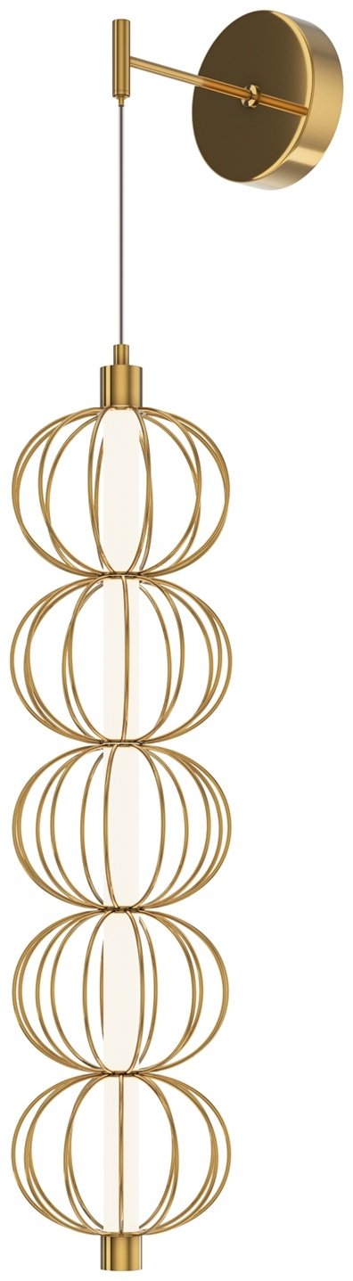 Бра настенный Maytoni LED, золотистый, белый купить,NaN