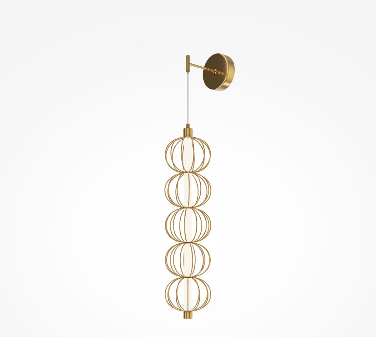 Бра настенный Maytoni LED, золотистый, белый купить,NaN