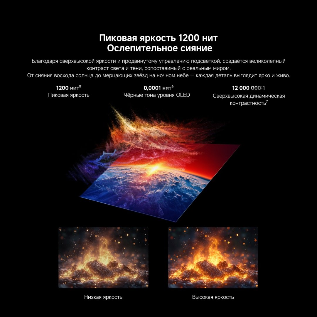 Телевизор Xiaomi TV S Mini LED 65 2026 165 см серый