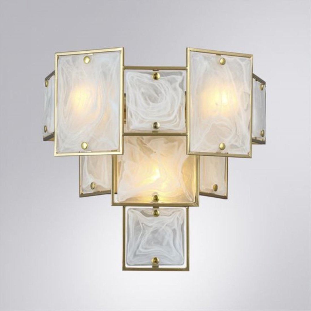 Светильник настенный Arte Lamp E14 40 Вт золотистый, белый купить,NaN