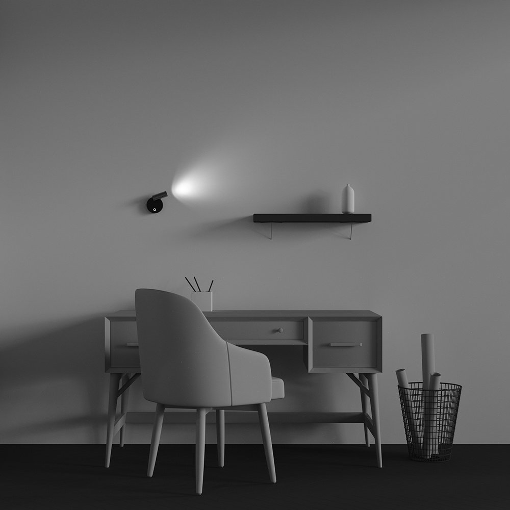 Бра настенный SVET KZ LED, черный купить,NaN