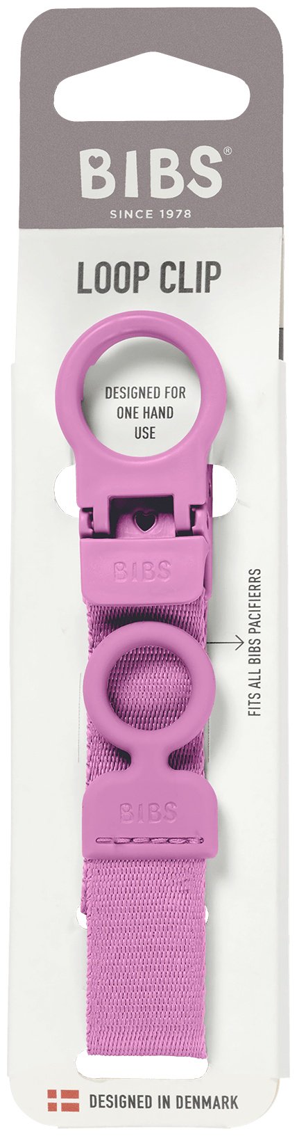 Держатель пустышки BIBS Clip Loop Bubblegum, 1 шт, розовый - ForteMarket Держатель пустышки BIBS Clip Loop Bubblegum, 1 шт, розовый купить,0