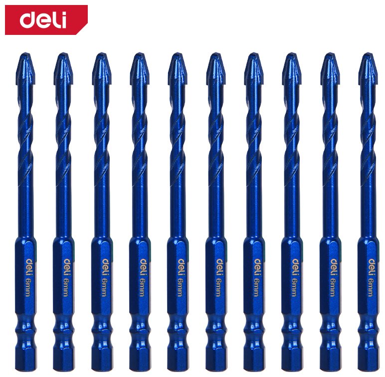 Сверло DELI по керамограниту DH-CBZ006-E2 6 мм, 10 шт.