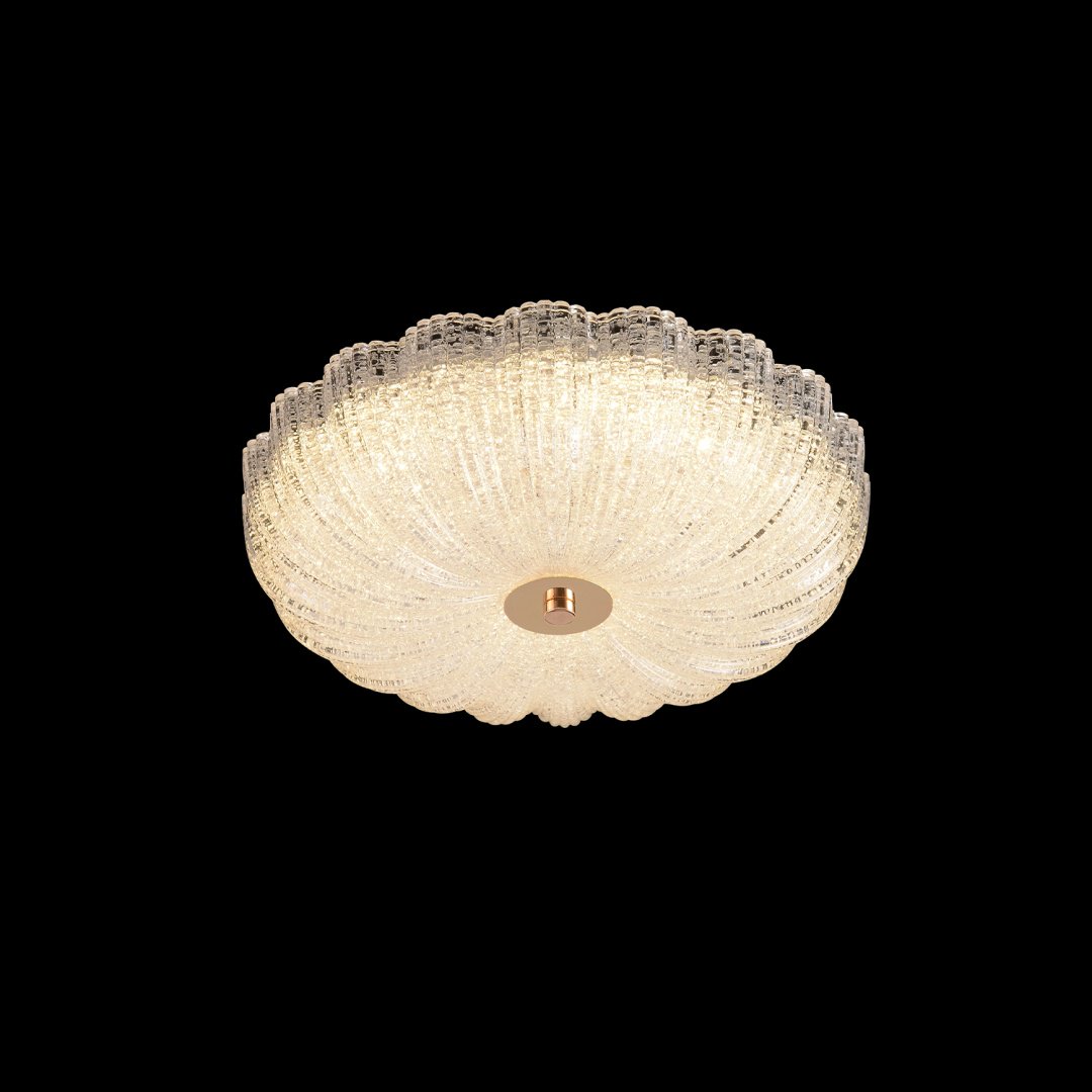 Светильник потолочный Crystal Lux LED 20 Вт золотистый, прозрачный купить,NaN