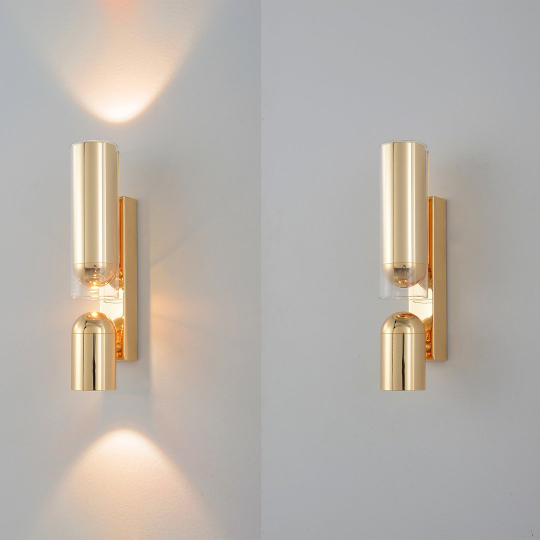 Бра настенный Crystal Lux LED, золотистый, прозрачный купить,NaN