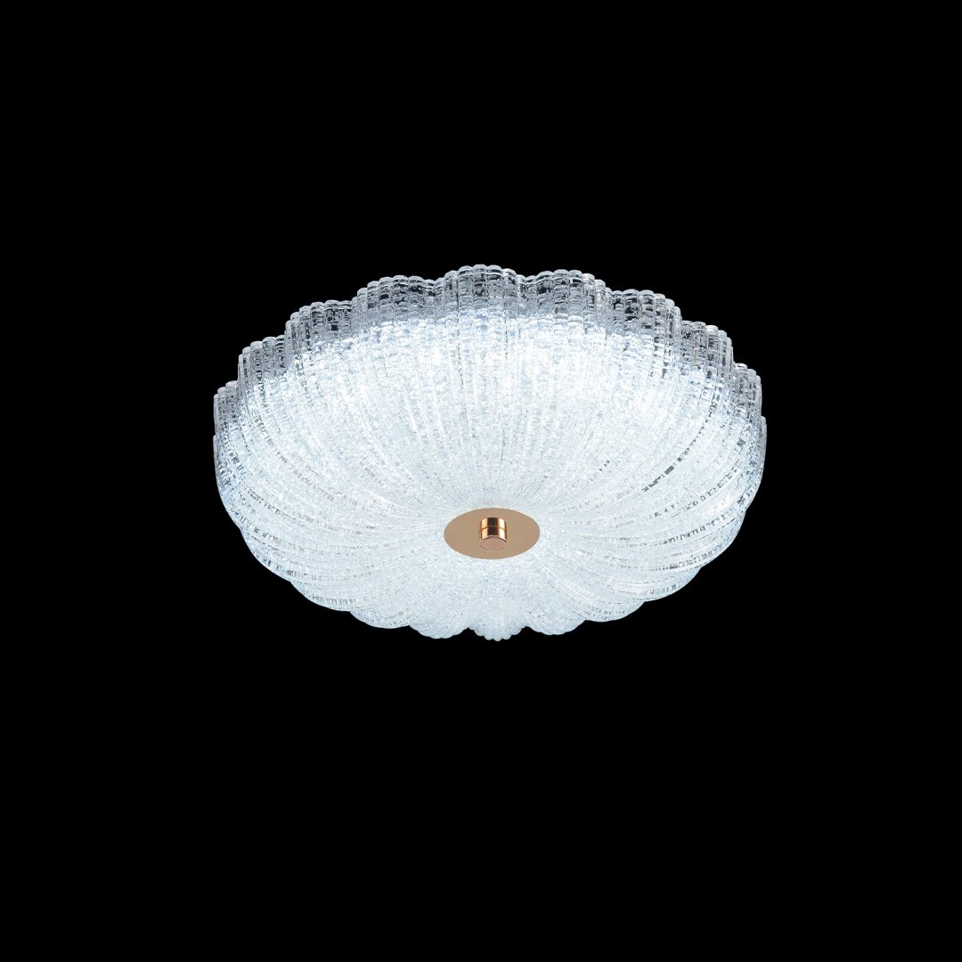 Светильник потолочный Crystal Lux LED 20 Вт золотистый, прозрачный купить,NaN