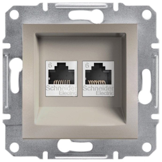 Schneider Electric встраиваемая EPH4800169, USB-розетка цвет бронзовый