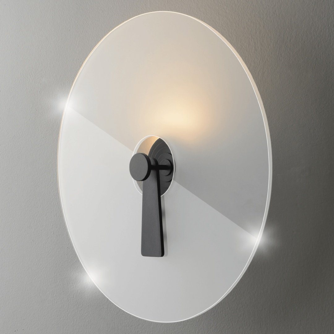 Бра настенный Crystal Lux LED, черный купить,NaN