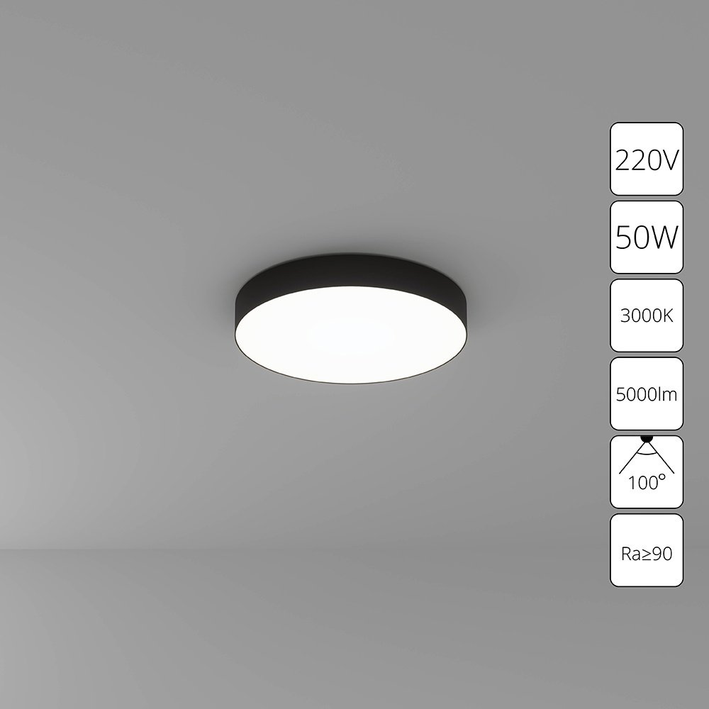 Светильник потолочный Arte Lamp LED 50 Вт черный, белый купить,NaN