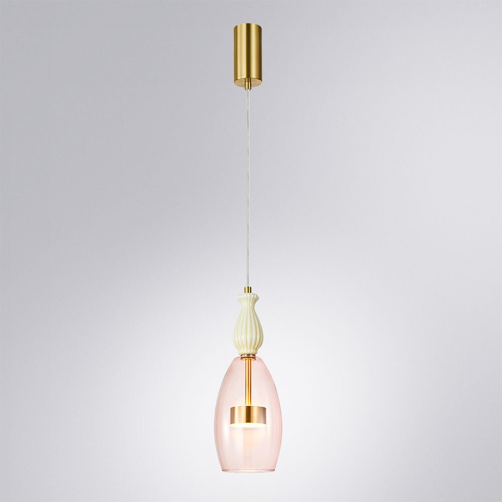 Светильник потолочный Arte Lamp LED 8 Вт розовый, латунь купить,NaN