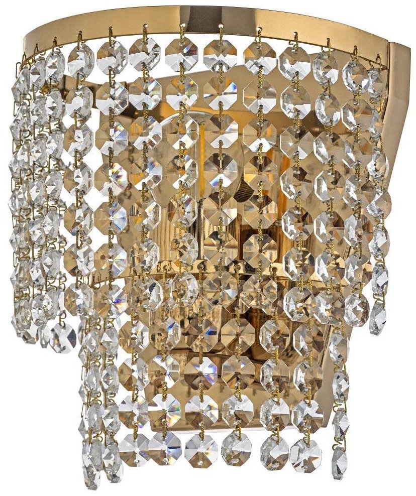 Бра настенный Arti Lampadari E27, золотистый, прозрачный купить,NaN