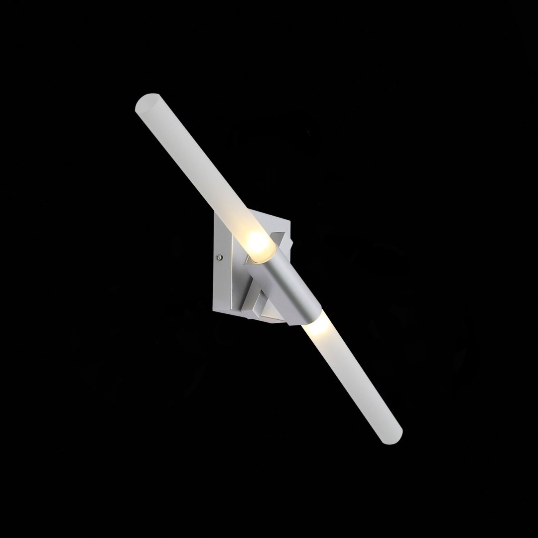 Бра настенный ST Luce G9, серебристый купить,NaN
