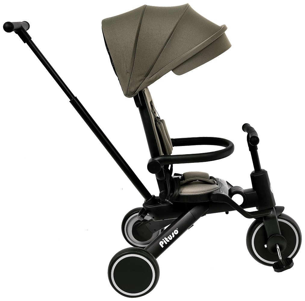 Трёхколёсный велосипед Pituso T8-Khaki серый - ForteMarket Трёхколёсный велосипед Pituso T8-Khaki серый купить,0
