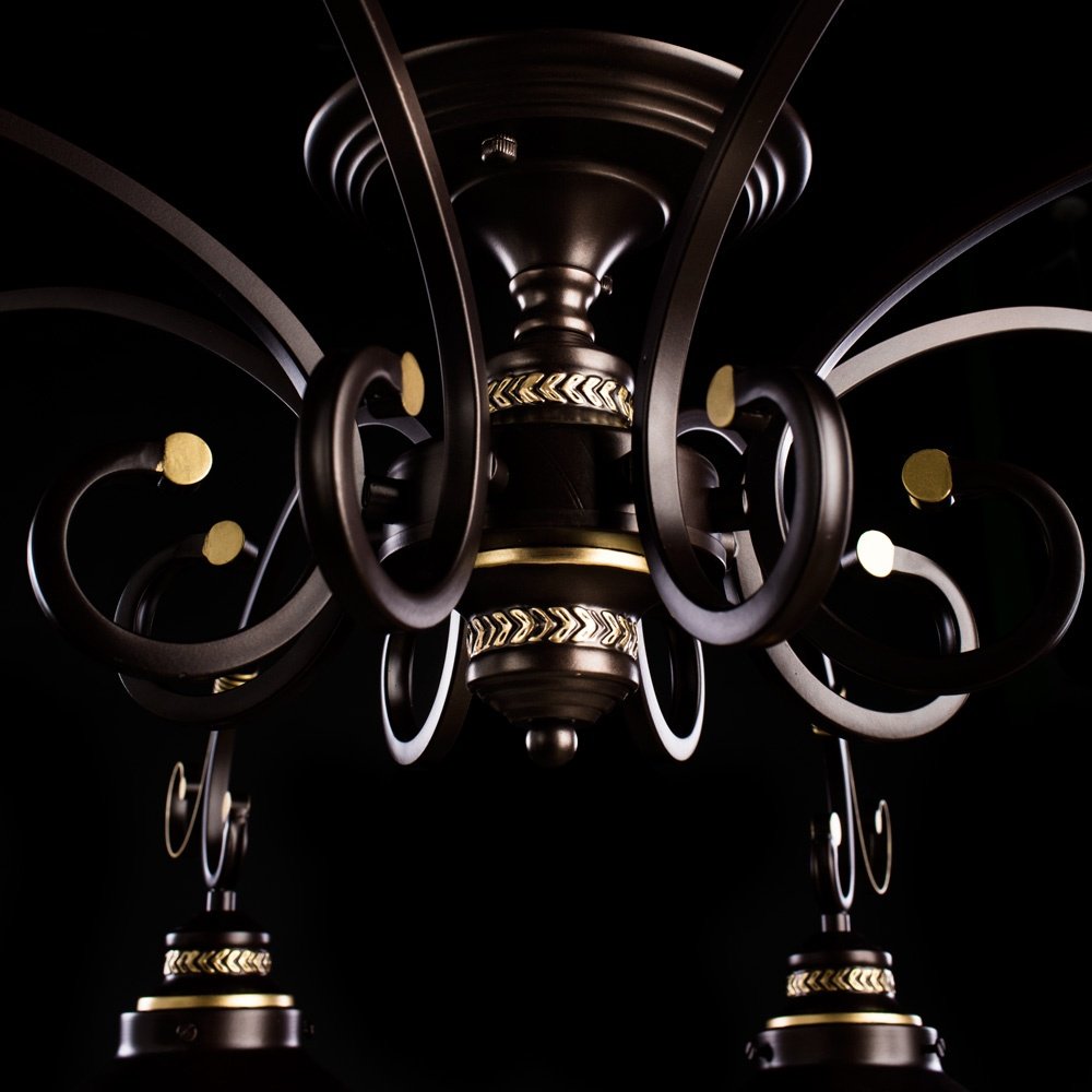 Светильник потолочный Arte Lamp E27 60 Вт коричневый, прозрачный купить,NaN