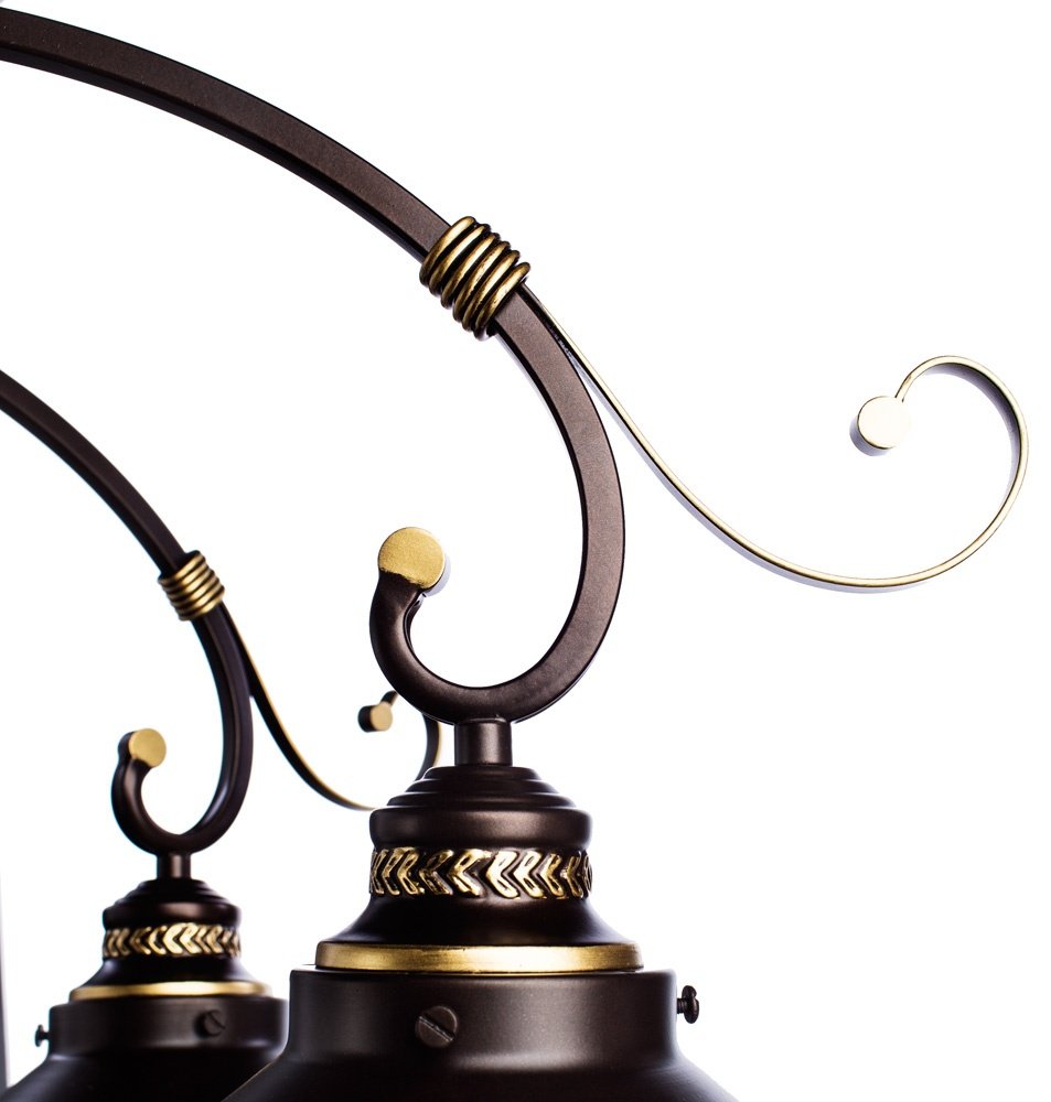 Светильник потолочный Arte Lamp E27 60 Вт коричневый, прозрачный купить,NaN