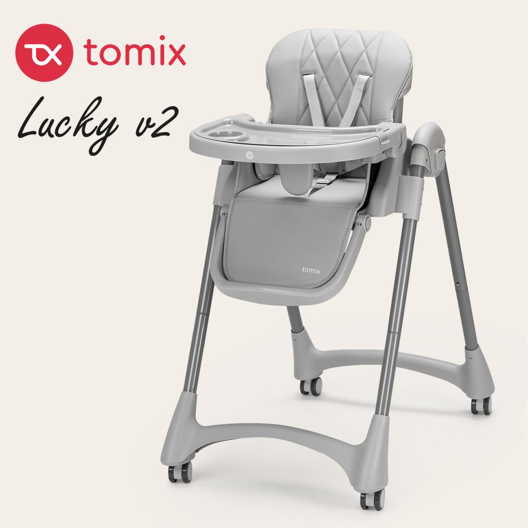 Стульчик классический TOMIX Lucky V2 серый