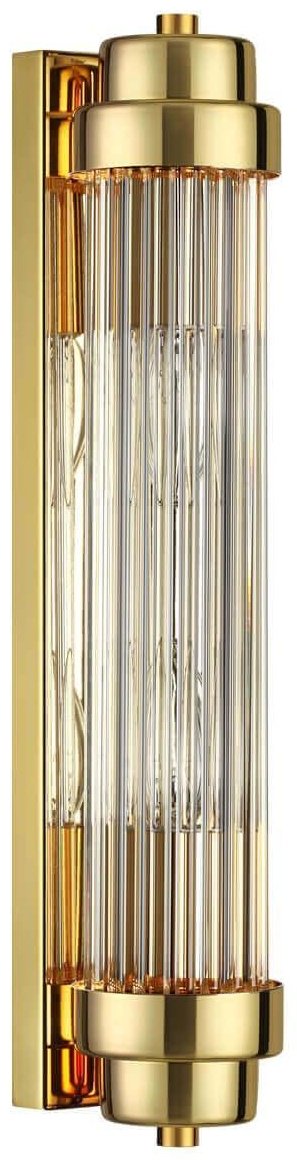 Светильник настенный Odeon Light E14 40 Вт золотистый, прозрачный купить,NaN
