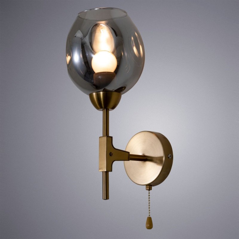 Бра настенный Arte Lamp E27, коричневый купить,NaN