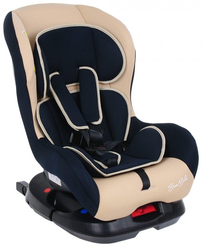 BamBola Bambino Isofix 0/1 (до 18 кг) синий, бежевый