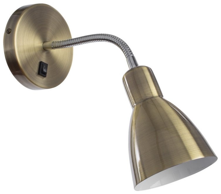 Бра настенный Arte Lamp Е14, бронза купить,NaN