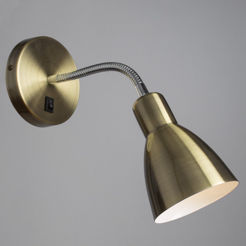 Бра настенный Arte Lamp Е14, бронза купить,NaN