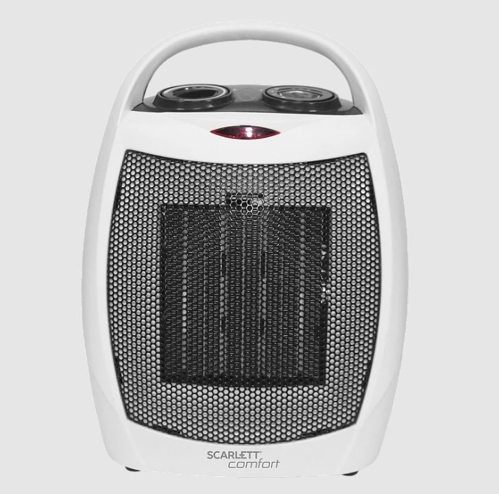 Тепловентилятор Scarlett SC-FH1.512MC белый, черный
